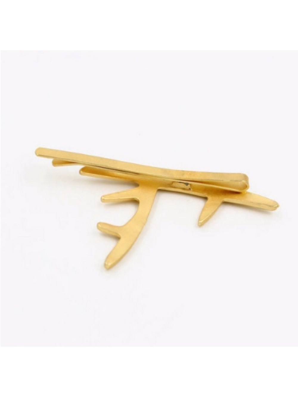 BOUTIQUE Gold Deer Antler Hair Clip - Picture 8 of 10
